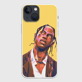 Чехол для iPhone 13 mini с принтом Travis art в Тюмени,  |  | hip hop | rap | rep | travis scott | исполнители | исполнитель | музыка | реп | трвис скотт | тревис скотт