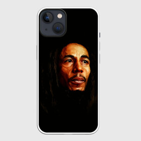 Чехол для iPhone 13 с принтом Bob Marley Art в Тюмени,  |  | Тематика изображения на принте: bob marley | reggi | reggy | боб марли | исполнители | исполнитель | музыка | регги