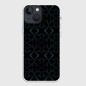 Чехол для iPhone 13 mini с принтом SpaceX Панели Неон в Тюмени,  |  | икс | илон | минимализм | неон | полосы | свечение | спейс