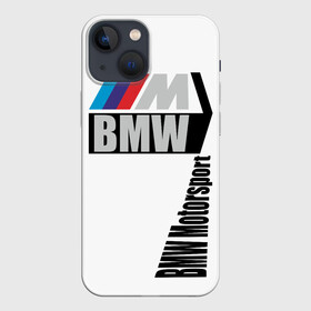 Чехол для iPhone 13 mini с принтом BMW  Motorsport в Тюмени,  |  | bmw | автоспорт | бмв | логотипы | надписи | немецкая классика | немецкие машины