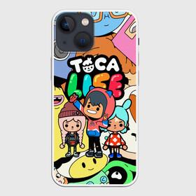 Чехол для iPhone 13 mini с принтом TOCA BOCA LIFE ГЕРОИ в Тюмени,  |  | Тематика изображения на принте: digital toys | gamer | games | helicopter taxi | pets | toca boca | toca hair salon | toca kitchen | toca life | toca life city | toca life worl | toca tea party | video games | игры