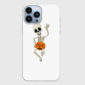 Чехол для iPhone 13 Pro Max с принтом скелет в тыкве в Тюмени,  |  | bones | gesture | halloween | joy | monster | pumpkin | run | shame | skeleton | smile | бег | в | жест | кости | монстр | радость | скелет | стыд | тыква | тыкве | улыбка | хэллоуин | чудовище