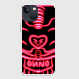 Чехол для iPhone 13 mini с принтом Neon and love в Тюмени,  |  | Тематика изображения на принте: neon | люблю | любовь | неон | неоновое сердечко | неоновое сердце | сердечко | сердце