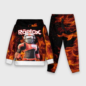 Детский костюм 3D (с толстовкой) с принтом ROBLOX FIRE | РОБЛОКС ОГОНЬ | ПОЖАРНЫЙ в Тюмени,  |  | roblox | игра | компьютерная игра | логотип | огонь | онлайн | онлайн игра | пламя | пожарный | роблакс | роблокс