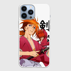 Чехол для iPhone 13 Pro Max с принтом Бродяга Кенсин    Химура в Тюмени,  |  | rk | ruroken | rurouni kenshin | samurai x | аниме | бродяга кэнсин | манга | самурай икс | химура