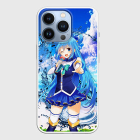 Чехол для iPhone 13 Pro с принтом AquаKaraoke в Тюмени,  |  | anime | aqua | beach | girl | god | konosuba | manga | water | witch | аква | аниме | богиня | ведьма | ведьмы | вода | девочка | манга | пляж | прекрасный мир