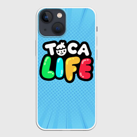 Чехол для iPhone 13 mini с принтом Toca Boca logo | Тока Бока логотип в Тюмени,  |  | toca boca | детская игра | игра | лого | логотип | персонажи | прикоснуться ко рту | тока бока