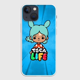 Чехол для iPhone 13 mini с принтом Toca Boca game | Тока бока Рита в Тюмени,  |  | toca boca | детская игра | игра | лого | логотип | персонажи | прикоснуться ко рту | рита | тока бока