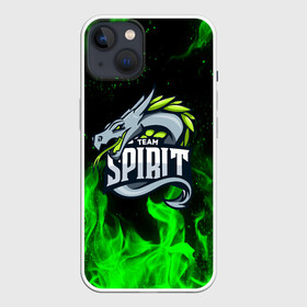 Чехол для iPhone 13 с принтом TEAM SPIRIT FLAME DRAGON   ЗЕЛЁНЫЙ ОГОНЬ в Тюмени,  |  | collapse | cs go | cyber | cybersport | dota 2 | dragon | hearthstone | miposhka | mira | russia | spirit | spirited | team spirit | torontotokyo | ts | yatoro | дракон | кибер | киберспорт | киберспортсмен | кс го | россия | спирит | спиритед |