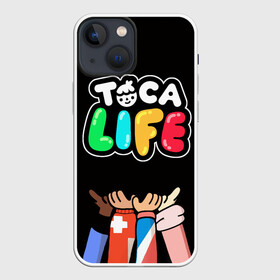 Чехол для iPhone 13 mini с принтом Toca Boca | Тока бока ДРУЖБА в Тюмени,  |  | toca boca | детская игра | дружба | игра | лого | логотип | персонажи | прикоснуться ко рту | руки | тока бока