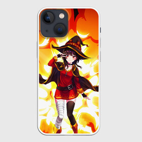 Чехол для iPhone 13 mini с принтом MeguminKonoSuba в Тюмени,  |  | anime | konosuba | manga | megumin | witch | аниме | ведьма | ведьмы | взрыв | манга | мегумин | прекрасный мир | юн юн | юнюн