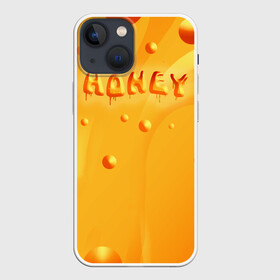 Чехол для iPhone 13 mini с принтом Медовая волна |  Honey wave в Тюмени,  |  | honey | wave | волна | мёд | милая | милый | сладость
