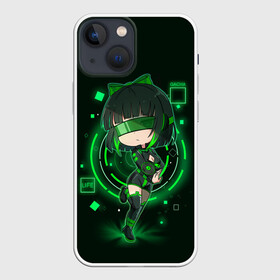 Чехол для iPhone 13 mini с принтом Clover Gacha Club в Тюмени,  |  | club | gacha | gacha club | gacha life | game | lado | luni | mobil game | гача | гача клаб | гача клуб | гача лайф | игра | ладо | луни