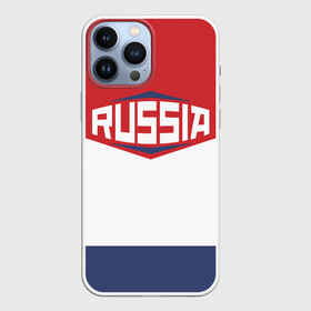 Чехол для iPhone 13 Pro Max с принтом Russia в Тюмени,  |  | Тематика изображения на принте: background | russia | russian national team | россия | сборная россии | фон