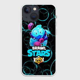 Чехол для iPhone 13 mini с принтом Brawl Stars Сквик   Squeak в Тюмени,  |  | 8bit | brawl stars | colette | crow | gale | leon | max | mecha | mecha crow | mrp | sally leon | shark | squeak | tara | virus 8bit | werewolf leon | акула | берли | бравл старс | ворон | коллет | макс | оборотень | сквик