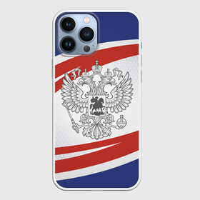 Чехол для iPhone 13 Pro Max с принтом Герб России в Тюмени,  |  | Тематика изображения на принте: background | flag | football | russia | russian national team | sport | герб | двуглавый орел | россия | сборная россии | спорт | флаг | фон | футбол