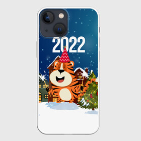 Чехол для iPhone 13 mini с принтом Тигр   новый год 2022 в Тюмени,  |  | 2022 | год тигра | новый год | новый год 2022 | символ года | тигр | тигренок | тигрица | тигры