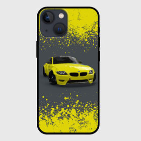 Чехол для iPhone 13 mini с принтом БМВ | ЖЕЛТЫЙ ПЕРФОРМАНС в Тюмени,  |  | auto | auto sport | autosport | bmw | bmw performance | m | mka | performance | авто спорт | автомобиль | автоспорт | ам | бмв | бэха | желтый | желтый перформанс | машина | мка