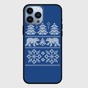 Чехол для iPhone 13 Pro Max с принтом Север в Тюмени,  |  | merry christmas | santa claus | алатырь | бабушкин свитер | белые медведи | вышиванка | новый год | обережная вышивка | орнамент | свитер | свитер с оленями | северные медведи | северные узоры | снежинки | узоры
