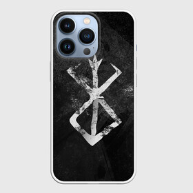 Чехол для iPhone 13 Pro с принтом BERSERK LOGO GRUNGE в Тюмени,  |  | Тематика изображения на принте: anime | berserk | logo | аниме | берсерк | бесерк | лого | логотип | манга | мультфильм