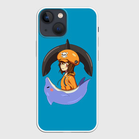 Чехол для iPhone 13 mini с принтом Мэй с дельфином в Тюмени,  |  | Тематика изображения на принте: game | games | ggs | guilty gear | guilty gear strive | гилти гир стрэйв | игра | игры