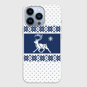Чехол для iPhone 13 Pro с принтом Северный Олень (звезда) в Тюмени,  |  | merry christmas | алатырь | бабушкин свитер | ёлка | животное | зверь | лось | новый год | обережная вышивка | олень | орнамент | охота | подарок | рогач | рождество | свитер | свитер с оленями