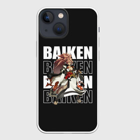 Чехол для iPhone 13 mini с принтом Baiken в Тюмени,  |  | game | games | ggs | guilty gear | guilty gear strive | гилти гир стрэйв | игра | игры