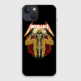 Чехол для iPhone 13 с принтом МЕТАЛЛИКА | РОК (Z) в Тюмени,  |  | kobein | kurt kobein | metalica | metallica | rock | курт кобейн | металика | металлика | рок | супер звезда