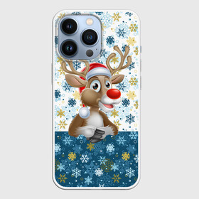 Чехол для iPhone 13 Pro с принтом Весёлый Оленёнок в Тюмени,  |  | Тематика изображения на принте: christmas | santa claus | дед мороз | ёлка | зима | игрушки | лось | мороз | новогодние олени | новый год | оленёнок бэмби | оленёнок рудольф | олень | подарок | праздник | рождество | с новым годом | сантаклаус