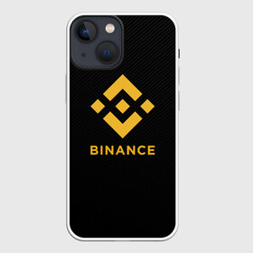 Чехол для iPhone 13 mini с принтом БИНАНС ЛОГО CARBON   BINANCE LOGO в Тюмени,  |  | bitcoin | blockchain | btc | cardano | crypto | ethereum | polkadot | tether | xrp | бинанс | биткоин | блокчейн | валюта | деньги | криптовалюта | майнер | майнинг | цифровая валюта | цифровое золото | эфир