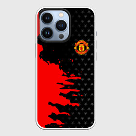 Чехол для iPhone 13 Pro с принтом МАНЧЕСТЕР ЮНАЙТЕД | FCMU | MANCHESTER UNITED RED DEVIL в Тюмени,  |  | Тематика изображения на принте: fc | fcmu | football | football club | manchester united | red devils | sport | красные дьяволы | манчестер юнайтед | спорт | фк | фкмю | футбол | футбольный клуб