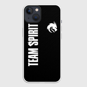 Чехол для iPhone 13 с принтом TEAM SPIRIT WHITE LOGO   ТИМ СПИРИТ в Тюмени,  |  | collapse | cs go | cyber | cybersport | dota 2 | dragon | hearthstone | miposhka | mira | russia | spirit | spirited | team spirit | the international | torontotokyo | ts | yatoro | дракон | кибер | киберспорт | киберспортсмен | кс го | россия |