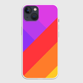 Чехол для iPhone 13 с принтом РАДУЖНАЯ ГЕОМЕТРИЯ   RAINBOW GEOMETRY в Тюмени,  |  | abstraction | geometry | hexagon | neon | paints | rainbow | stripes | texture | triangle | абстракция | брызги | геометрия | краски | неон | радуга | соты | текстура