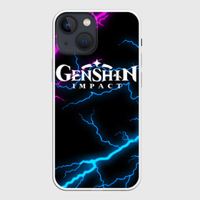 Чехол для iPhone 13 mini с принтом GENSHIN IMPACT NEON FLASH | НЕОНОВЫЕ РАЗРЯДЫ МОЛНИЙ в Тюмени,  |  | amber | anime | genshin impact | girl | jean | lisa | paimon | xiao | zelda | анемо | аниме | геншен импакт | геншин импакт | геншин эмпакт | геншинимпакт | девушка | игры | кли | лиза | паймон | пеймон | персонажи | сяо | тян