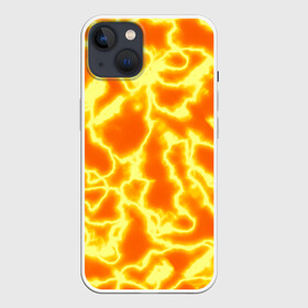 Чехол для iPhone 13 с принтом Огненная вспышка в Тюмени,  |  | Тематика изображения на принте: abstract | fire | flame | flash | gradient | lightning | neon | orange | абстракция | в огне | взрыв | вспышка | горящий | градиент | лава | молния | неоновый | огненные молнии | огонь | оранжевый принт | переливы | пламя | пожар