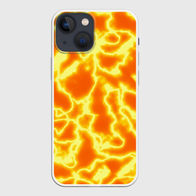 Чехол для iPhone 13 mini с принтом Огненная вспышка в Тюмени,  |  | abstract | fire | flame | flash | gradient | lightning | neon | orange | абстракция | в огне | взрыв | вспышка | горящий | градиент | лава | молния | неоновый | огненные молнии | огонь | оранжевый принт | переливы | пламя | пожар
