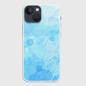 Чехол для iPhone 13 mini с принтом Пузыри воздуха в Тюмени,  |  | акварель | арт | вода | воздух | краски | мазки | мазки красок | пузыри | пузырь | пузырьки воздуха | рисунок | рисунок акварелью | рисунок красками