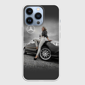 Чехол для iPhone 13 Pro с принтом Девушка за рулем Мерседеса в Тюмени,  |  | beauty | car | germany | girl | mercedes | автомобиль | германия | девушка | красавица | мерседес | престиж | тачка | точило | фигура