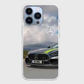 Чехол для iPhone 13 Pro с принтом Mercedes V8 Biturbo Racing Team AMG в Тюмени,  |  | car | germany | mercedes | motorsport | nature | power | prestige | racing | team | автомобиль | автоспорт | германия | гонка | мерседес | мощь | престиж | природа