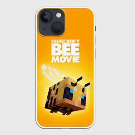 Чехол для iPhone 13 mini с принтом BEE MOVIE Minecraft в Тюмени,  |  | bee | craft | mine | minecraft | блоки | добывать | желтая | компьютерная игра | крафт | кубики | майн | майнкрафт | манкрафт | пчела | пчелка | ремесло | скин | улей | шахта