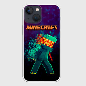 Чехол для iPhone 13 mini с принтом Minecraft АНАРХИЯ в Тюмени,  |  | craft | creep | creeper | keeper | mine | minecraft | бесшумный мобкамикадзе | блоки | добывать | зелёное четырёхногое существо | зелёный | компьютерная игра | крафт | крипер | кубики | майн | майнкрафт | манкрафт