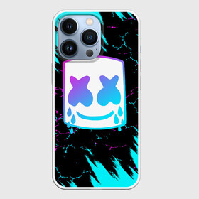 Чехол для iPhone 13 Pro с принтом MARSHMELLO NEON: МАРШМЕЛЛО НЕОН. в Тюмени,  |  | america | dj | halloween | marshmello | marshmello halloween | usa | америка | маршмелло | маршмелло хеллоуин | хеллоуин