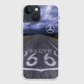 Чехол для iPhone 13 mini с принтом Мерседес, трасса 66 в Тюмени,  |  | mercedes | nature | road | route | sky | speed | дорога | мерседес | небо | природа | скорость | трасса 66 | шоссе