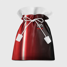 Подарочный 3D мешок с принтом [Toyota] В полоску в Тюмени, 100% полиэстер | Размер: 29*39 см | Тематика изображения на принте: auto | sport | toyota | авто | автомобиль | бренд | спорт | тойота