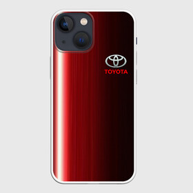 Чехол для iPhone 13 mini с принтом [Toyota] В полоску в Тюмени,  |  | auto | sport | toyota | авто | автомобиль | бренд | спорт | тойота