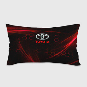 Подушка 3D антистресс с принтом [Toyota] Неоновые соты в Тюмени, наволочка — 100% полиэстер, наполнитель — вспененный полистирол | состоит из подушки и наволочки на молнии | auto | sport | toyota | авто | автомобиль | бренд | спорт | тойота