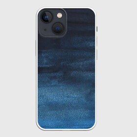 Чехол для iPhone 13 mini с принтом Темнота глубины в Тюмени,  |  | акварель | арт | глубина | краски | мазки | мазки красок | море | океан | рисунок | рисунок акварелью | рисунок красками | темнота | темнота глубины