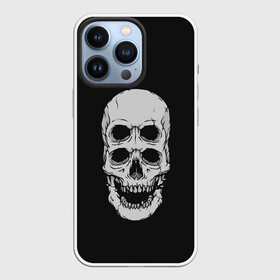 Чехол для iPhone 13 Pro с принтом Terrible Skull в Тюмени,  |  | Тематика изображения на принте: bone | bones | halloween | horrible | monster | mutant | old | scary | siamese | sinister | skeleton | skull | terrible | twin | близнец | зловещий | кости | кость | монстр | мутант | сиамский | скелет | старый | страшный | ужасный | хэллоуин | череп