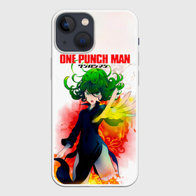 Чехол для iPhone 13 mini с принтом Тацумаки One Punch Man в Тюмени,  |  | one punch man | one punchman | onepunchman | senritsu no tatsumaki | tatsumaki | аниме | ван панч мен | ванпанчмен | манга | тацумаки | торнадо | торнадо ужаса | ужасная торнадо | человек одинудар | человек одного удара