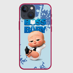 Чехол для iPhone 13 mini с принтом Boss Baby   Босс Молокосос в Тюмени,  |  | baby | big boss | big boss baby | boss baby | cartoon | children | kids | the boss baby | большой босс | босс молокосос | детские | малыш | молокосос | мультик | ребенок